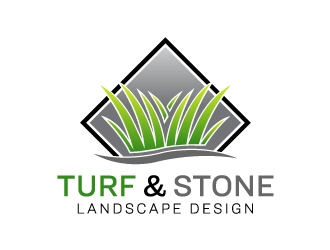 Turf & Stone Landscape Design logo design by nehel