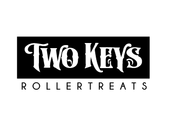 TWO KEYS ROLLER TREATS logo design by eyeglass