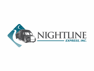 Nightline Express, Inc. logo design by mutafailan