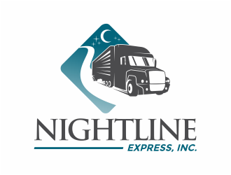 Nightline Express, Inc. logo design by mutafailan