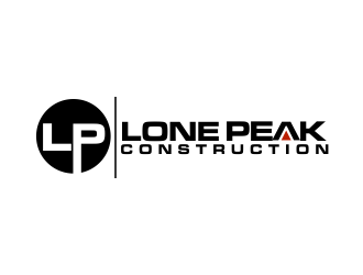 Lone Peak Construction logo design by done