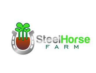 Steel Horse Farm  logo design by serprimero