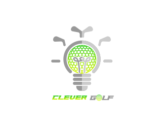 Clever Golf  logo design by ROSHTEIN