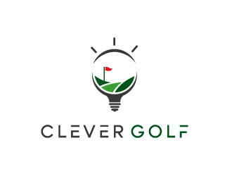 Clever Golf  logo design by bluespix