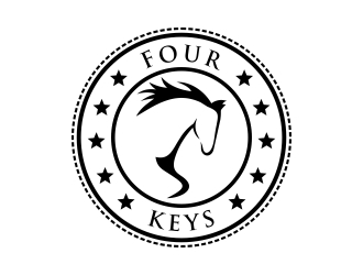 Four Keys logo design by CreativeKiller
