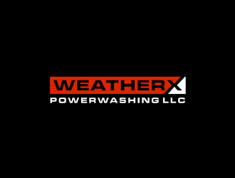 WeatherX Powerwashing LLC logo design by johana