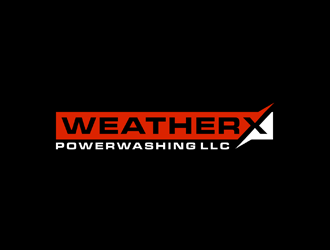 WeatherX Powerwashing LLC logo design by johana