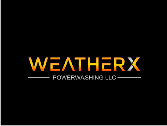WeatherX Powerwashing LLC logo design by Asani Chie