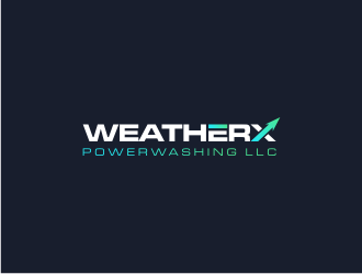 WeatherX Powerwashing LLC logo design by Asani Chie