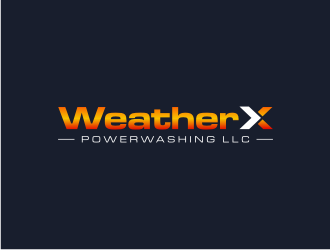 WeatherX Powerwashing LLC logo design by Asani Chie