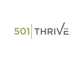 501 Thrive logo design by oke2angconcept