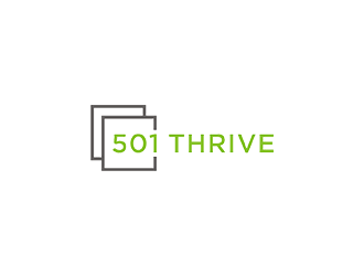 501 Thrive logo design by checx