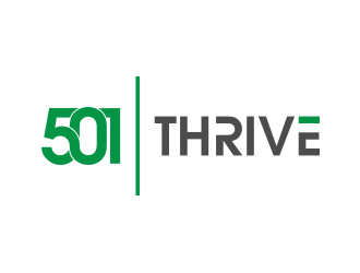 501 Thrive logo design by Landung