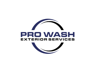 Pro Wash Exterior Services  logo design by johana