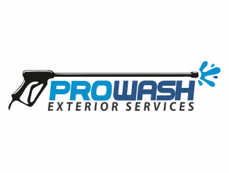 Pro Wash Exterior Services  logo design by mletus