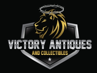 Victory Antiques and Collectibles logo design by Upoops