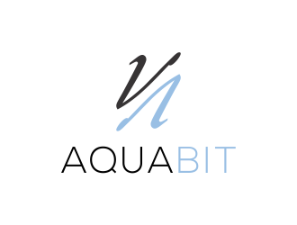 AquaBit logo design by tukangngaret