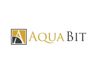 AquaBit logo design by MAXR