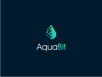 AquaBit logo design by Asani Chie