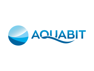 AquaBit logo design by thegoldensmaug