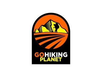 Go Hiking Planet logo design by zerin74
