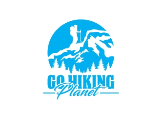 Go Hiking Planet logo design by Ilyasaaa