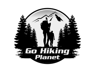 Go Hiking Planet logo design by Kruger