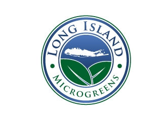 Long Island Microgreens logo design by 35mm