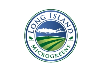 Long Island Microgreens logo design by 35mm