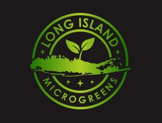 Long Island Microgreens logo design by mercutanpasuar