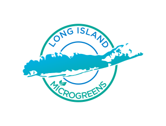 Long Island Microgreens logo design by oke2angconcept