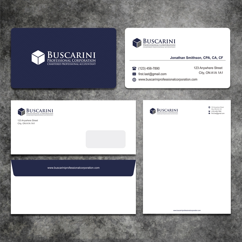 Buscarini Professional Corporation logo design by Kindo