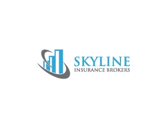 Skyline Insurance Brokers logo design by imalaminb