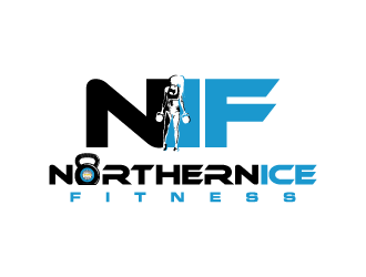 Northern ICE Fitness logo design by torresace