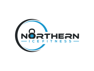 Northern ICE Fitness logo design by ubai popi