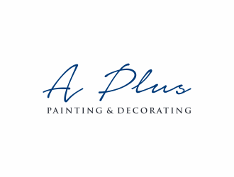 A Plus Painting & Decorating logo design by ammad