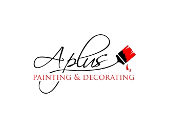 A Plus Painting & Decorating logo design by CreativeKiller