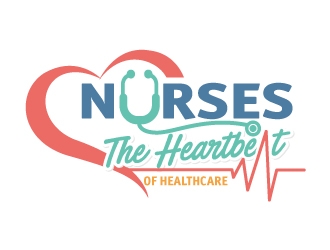 Nurses: The Heartbeat Of Healthcare logo design by jaize