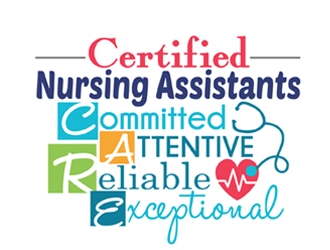 Certified Nursing Assistants: Committed Attentive Reliable Exceptional logo design by ingepro