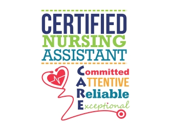 Certified Nursing Assistants: Committed Attentive Reliable Exceptional logo design by xteel
