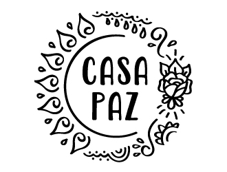Casa Paz logo design by Kewin