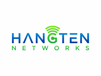 Hangten Networks logo design by hidro