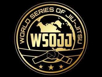 WSOJJ WORLD SERIES OF JIU-JITSU logo design by jaize