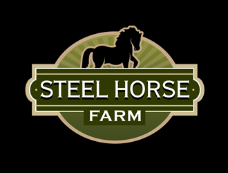 Steel Horse Farm  logo design by kunejo