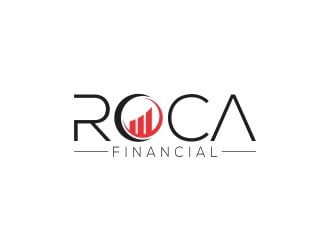 ROCA Financial logo design by rokenrol