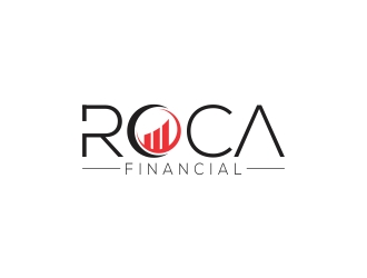 ROCA Financial logo design by rokenrol