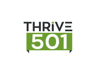 501 Thrive logo design by thegoldensmaug