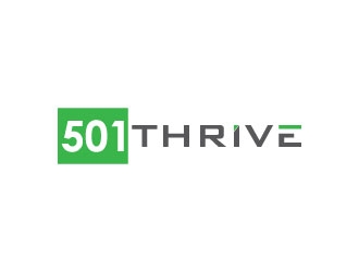 501 Thrive logo design by Erasedink
