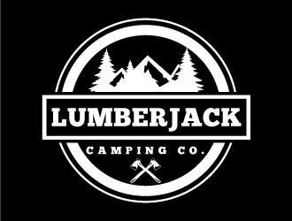Lumberjack Camping Co. logo design by Suvendu