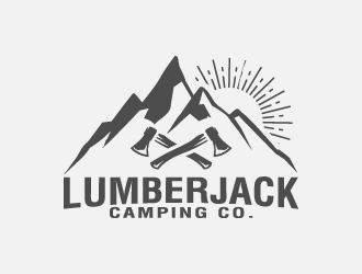 Lumberjack Camping Co. logo design by mirceabaciu